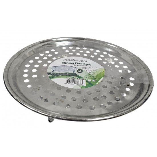 STEAMER PLATE STAINLESS STEEL SIZE 22 CM