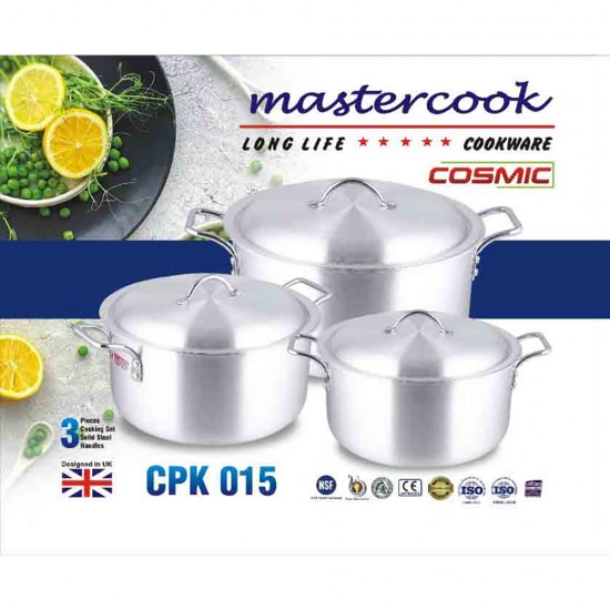 COSMIC CASSEROLE SET HEAVY TYPE SIZE 28-30-32 CM COSMIC CASSEROLE SET HEAVY TYPE SIZE 28-30-32 CM
