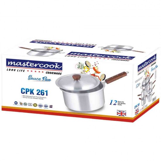 6 PCS TEAK HANDLE SET ALUMINIUM BEST 16/18/20/22/24/26 CM 6 PCS TEAK HANDLE SET ALUMINIUM BEST 16/18/20/22/24/26 CM