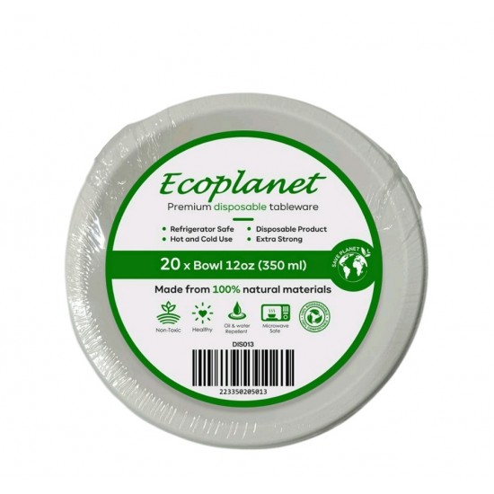 DISPOSABLE BOWL 12 OUNCE PAK OF 20