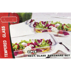  2 PC RECT DICH SET 2LT 1.5LT