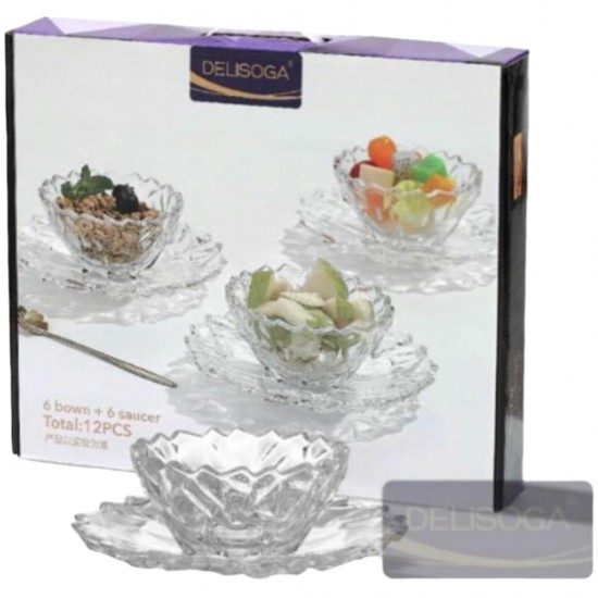 DELI SOGA BOWL & PLATE SET 12 PCS DELI SOGA BOWL & PLATE SET 12 PCS