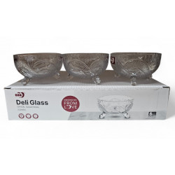 6PC FOOTED BOWL SET DSTG25/L6