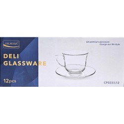TEASET CLEAR 12 PCS DELI