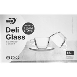 TEASET CLEAR 12 PCS DELI