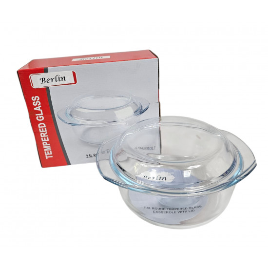  2.5LTR CLEAR CASSEROLE