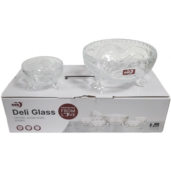 7PC CRISTAL RD FRUIT SET TG24/L7 7PC CRISTAL RD FRUIT SET TG24/L7