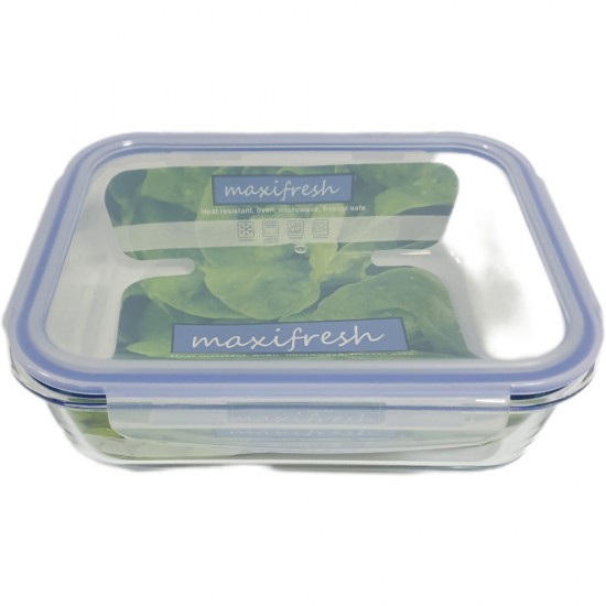 VENTED RECTANGULAR AIRTIGHT STORAGE CANNISTER 1000 ML