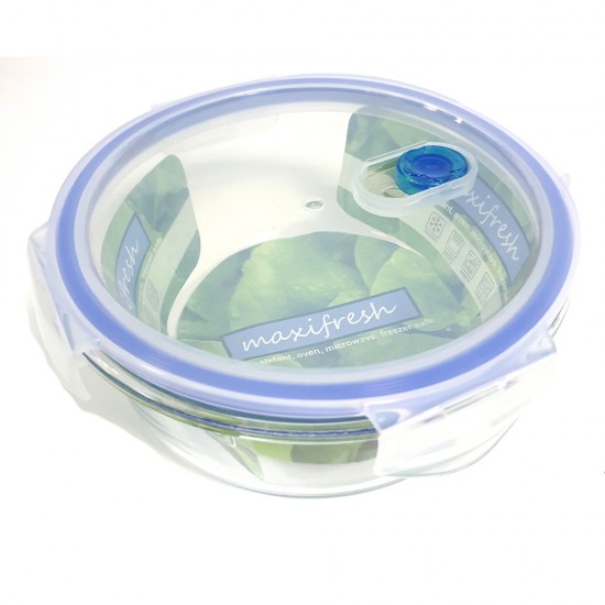 VENTED ROUND AIRTIGHT STORAGE CANNISTER 635 ML