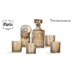 DECANTER SET LUSTRE DESIGN 7 PCS SET IN GIFT BOX