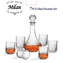 DECANTER SET 7 PCS MILAN IN GIFT BOX