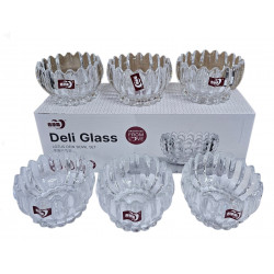 BOWL SET 6 PCS DELI GLASS 