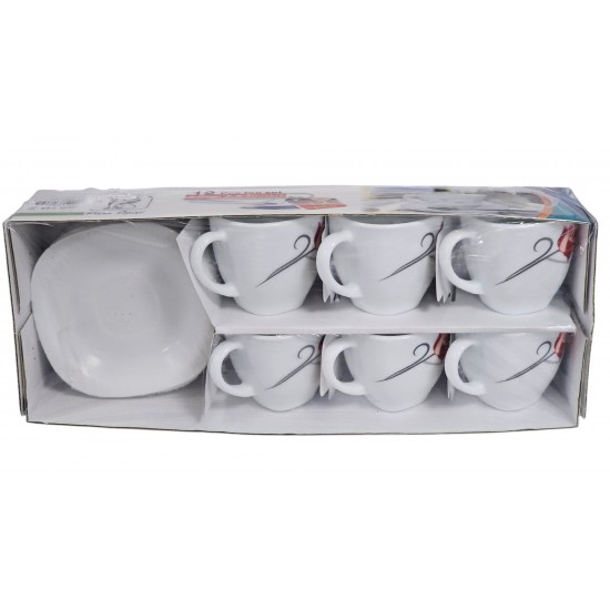 ROSE OPAL 12 PCS TEA SET