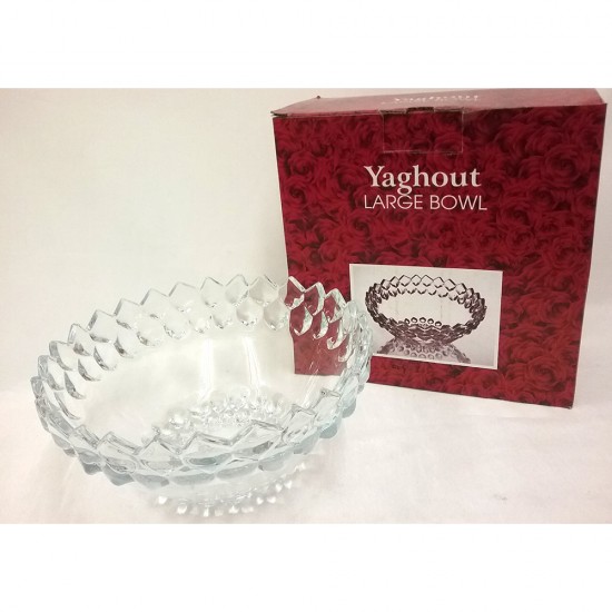 YAGHOUT LARGE GLASS BOWL