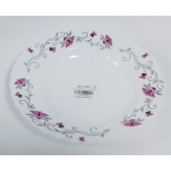 EXTRA LARGE LINDA PURPLE SOUP PLATE 10 INCH