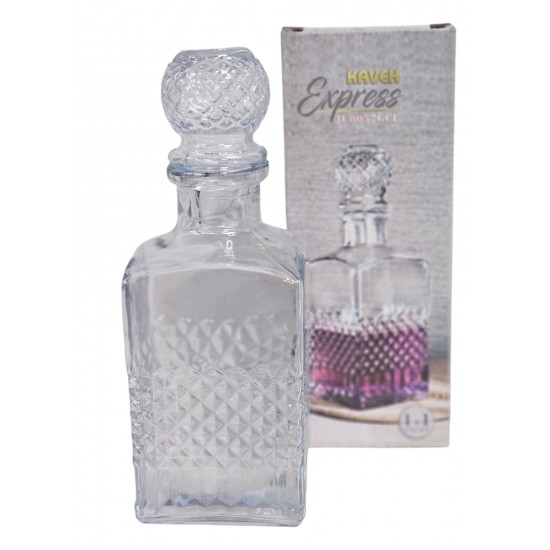 DECANTER EXPRESS SQUARE GLASS BOTTLE 1160 ML DECANTER EXPRESS SQUARE GLASS BOTTLE 1160 ML