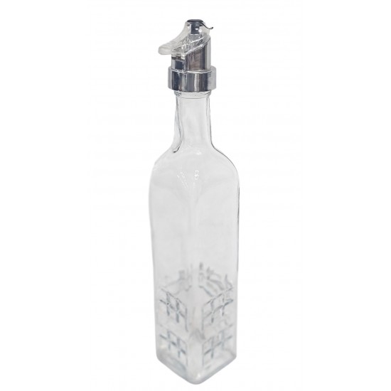 OIL BOTTLE LAARGE 500 ML GLASS 