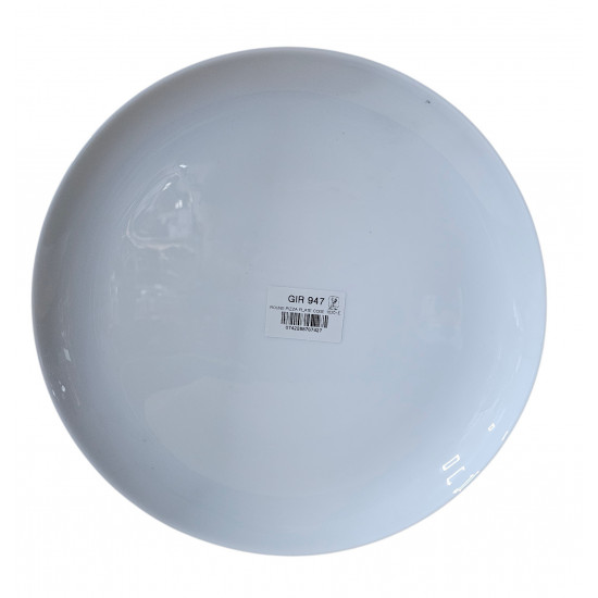 LARGE ROUND OPAL WHITE PLATTER ROUND ELEGANCE 32 CM