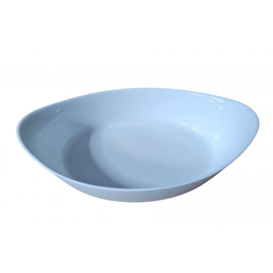 WHITE OPAL OVAL DISH ROMANCE 21 X 13 CM