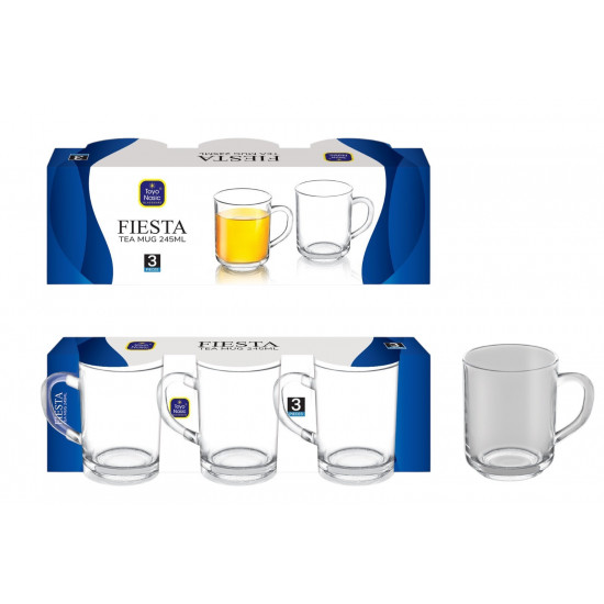 FIESTA PLAIN MUG 3 PCS