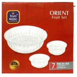ORIENT  7 PCS FRUIT BOWL SET