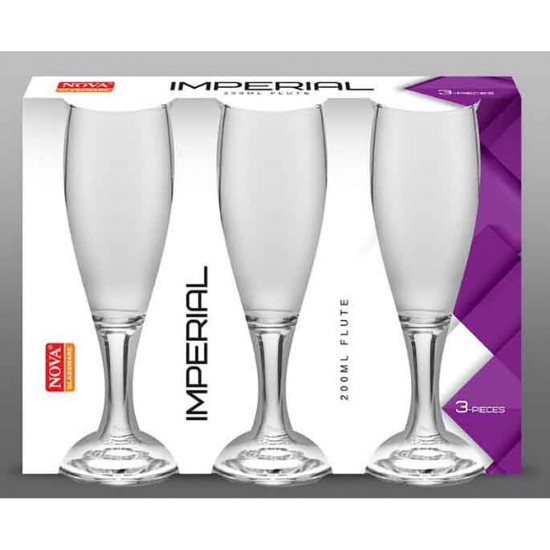 IMPERIAL 200ML FLUTE CHAMPAGNE GLASS IMPERIAL 200ML FLUTE CHAMPAGNE GLASS