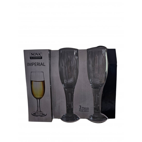 IMPERIAL 200ML FLUTE CHAMPAGNE GLASS