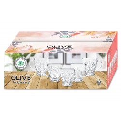 OLIVE TEA CUP 6 PCS 