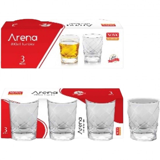 ARENA 300 ML GLASS SET 3 PCS ARENA 300 ML GLASS SET 3 PCS