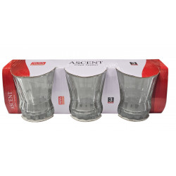 ASCENT TUMBLERS  270 ML 3 PAK GLASS