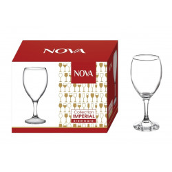 WINE GLASS IMPERIAL 328 ML / 11 OZ GOBLET 6 PCS IN GIFT BOX