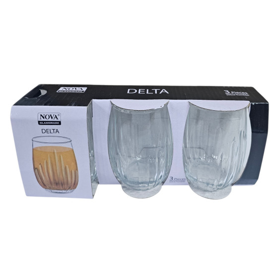 DELTA 395 ML HIGH BALL TUMBLER 3 PCS SET