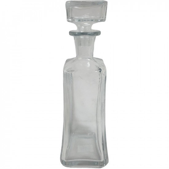 DECANTER BOTTLE 840 ML SQUARE WITH PUSH TOP LID DECANTER BOTTLE 840 ML SQUARE WITH PUSH TOP LID