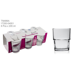 SAHAB TUMBLERS 6 PCS SET STACKABLE 