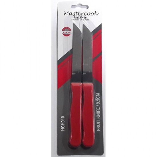SERATED 2 PCS KNIVE SET RED
