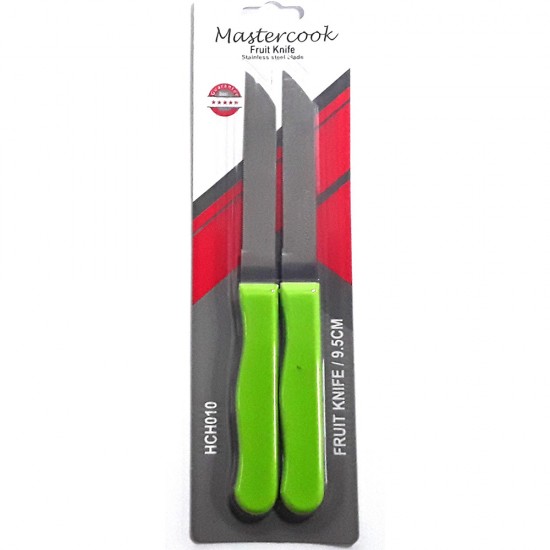 SERATED 2 PCS KNIVE SET GREEN 