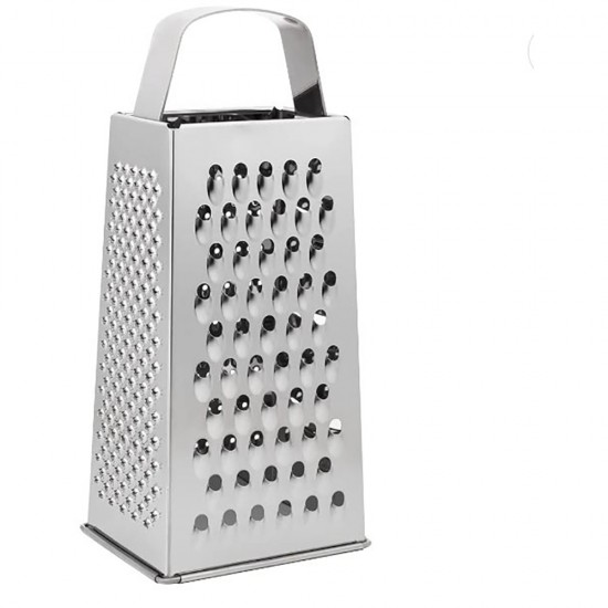 GRATER 4 SIDED STAINLESS STEEL 7 INCH