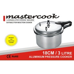 PRESURE COOKER 3LT ALUMINIUM WITH INDUCTION BASE