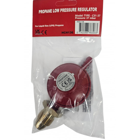 PROPANE RED REGULATOR LOW PRESURE 