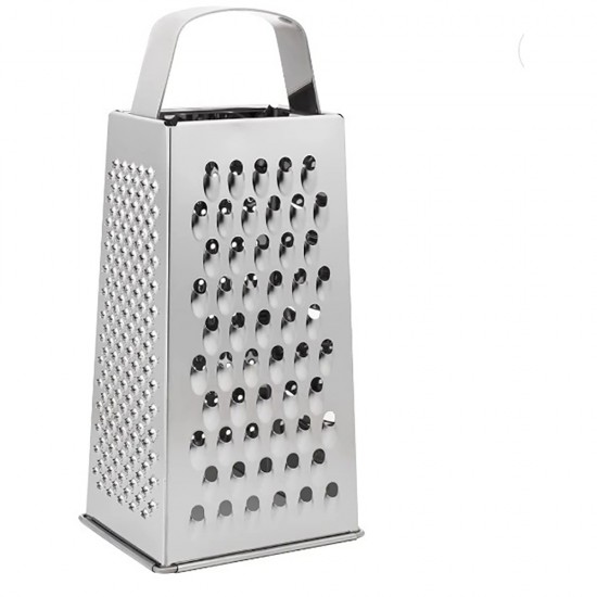 GRATER 4 SIDED STAINLESS STEEL 9 INCH