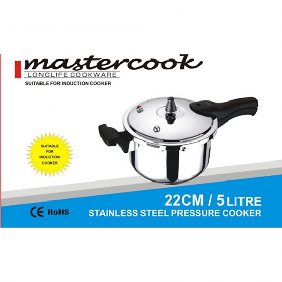 3 LT STEEL PRESSURE COOKER WITH INDUCTION