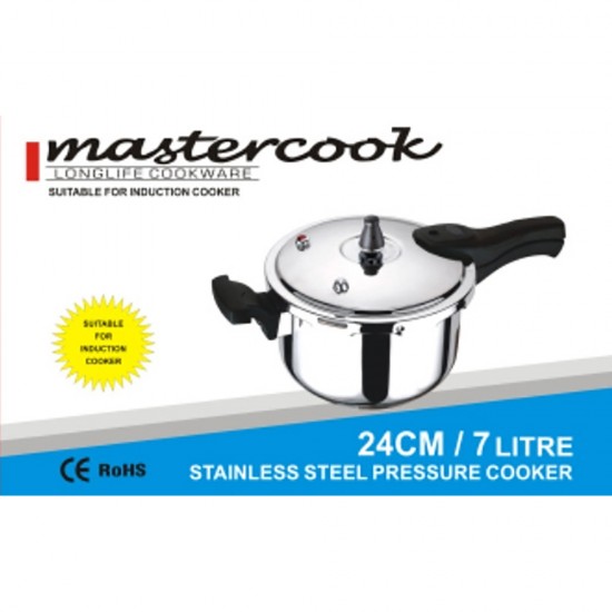 7 LITRE STEEL PRESSURE COOKER WITH INDUCTION BOTTOM 7 LITRE STEEL PRESSURE COOKER WITH INDUCTION BOTTOM