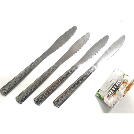 DIAMOND CUT DESSART KNIFE HEAVY TYPE 6 PCS
