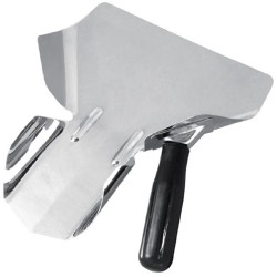 CHIP SCOOP DOUBLE SIDED HANDLE STAINLESS STEEL 19.5 CM