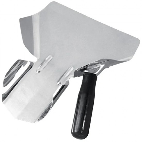 CHIP SCOOP DOUBLE SIDED HANDLE STAINLESS STEEL 19.5 CM CHIP SCOOP DOUBLE SIDED HANDLE STAINLESS STEEL 19.5 CM