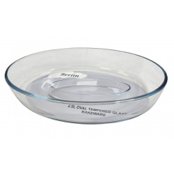 OVAL  CLEAR GLASS BAKING DISH 2.0 LITRE 