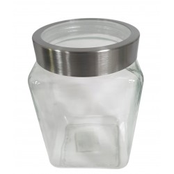 JAR SQUARE WITH SEE THROUGH LID 1.7 LITRE