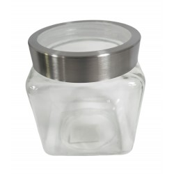 JAR SQUARE WITH SEE THROUGH LID 1.3  LITRE