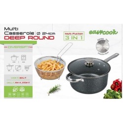 CHIP PAN WITH BASKET 24 CM IN GIFT BOX 