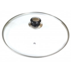 GLASS LID WITH KNOB 38 CM
